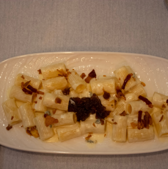 Mezze maniche Gorgonzola e speck