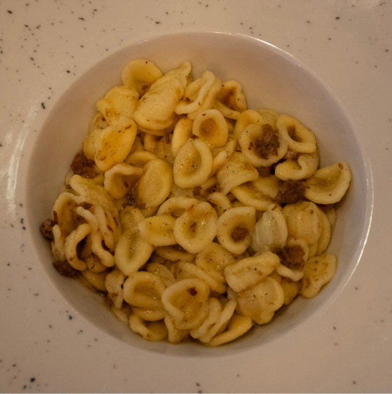 Orecchiette al ragù di cinghiale